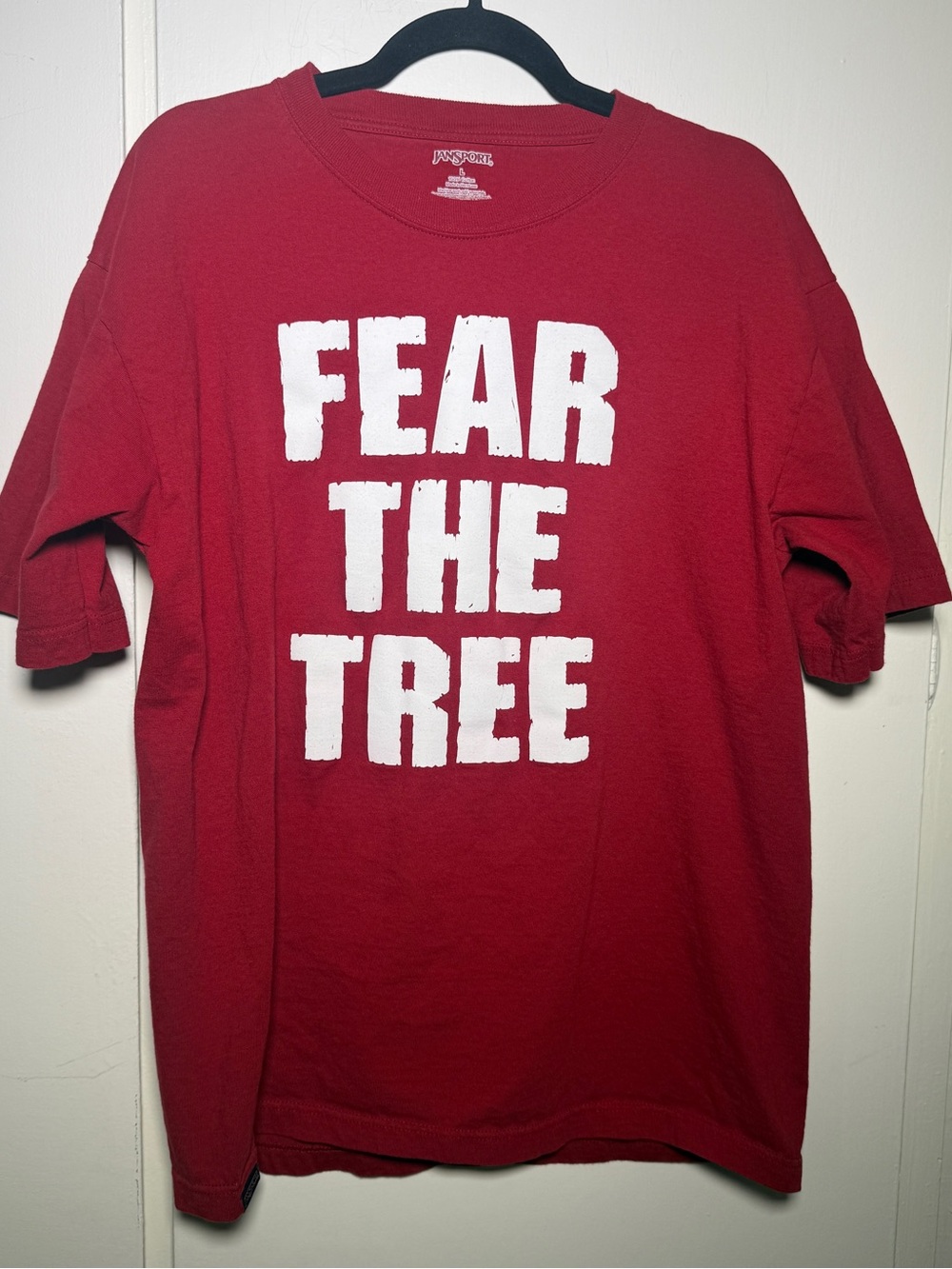 JanSport Stanford University Red 'Fear The Tree' Graphic Tee - Men's Large